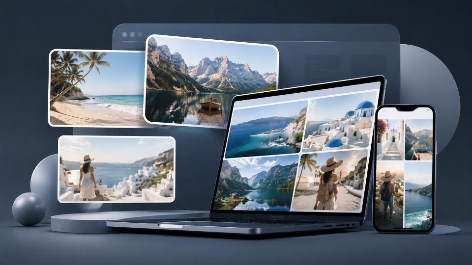 Photo-Pick-Alben auf verschiedenen Geräten